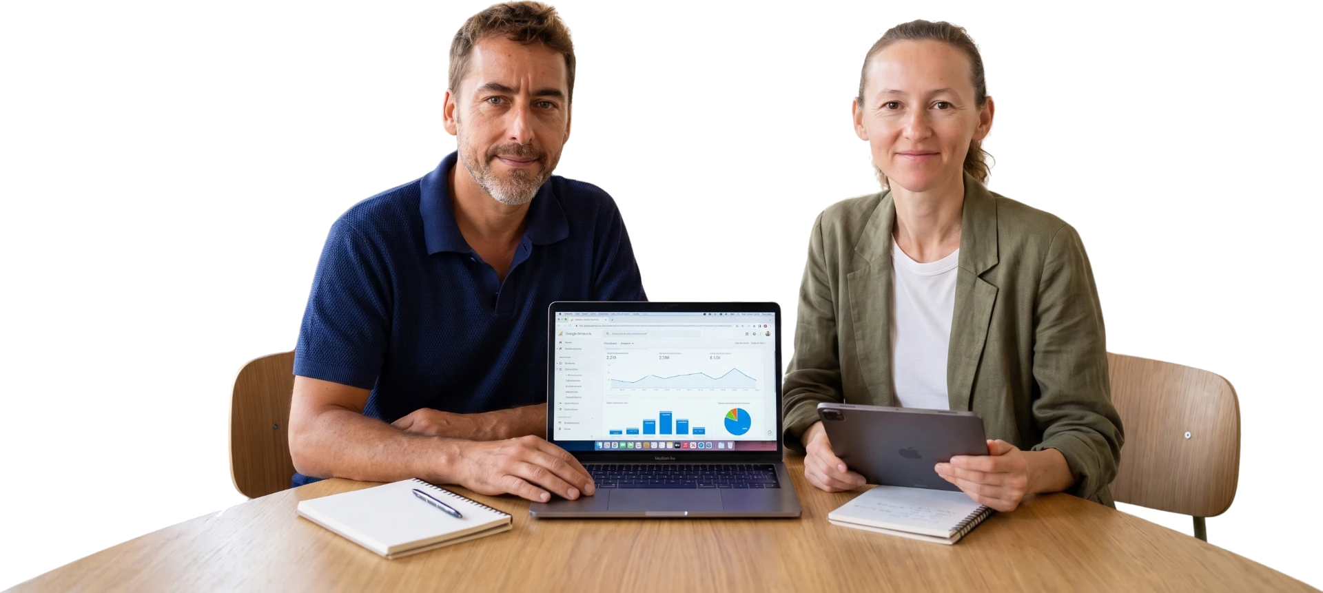 Raz and Lana, founders of Digital Recipe